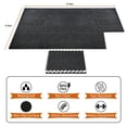 thumbnail image 5 of Sivan Fitness 1/2" Thick Rubber Top High Density EVA Foam Gym Flooring for Home Gym - 12 Interlocking Gym Floor Mat, 5 of 8