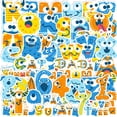 thumbnail image 1 of Paquete de pegatinas con números y letras para entrenamiento de niños, 50 unidades, 1 of 3