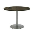 thumbnail image 5 of KFI Studios Urban Loft 2.5' Round Dining Table, Barnwood, Silver Base, 5 of 6