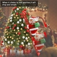 thumbnail image 2 of Animated Musical Santa Claus Electric Climbing Ladder Up Tree Christmas Decor, 2 of 7