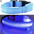 thumbnail image 2 of Flmtop Puppy Dog Cat Night Safety Flashing Luminous LED Light Adjustable Pet Collar Blue, 2 of 9