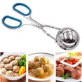 thumbnail image 3 of ACDANC Stainless Steel Meatball Maker Kitchen Gadget with Blue Handle for Easy Meatballs And More Size L, 3 of 8