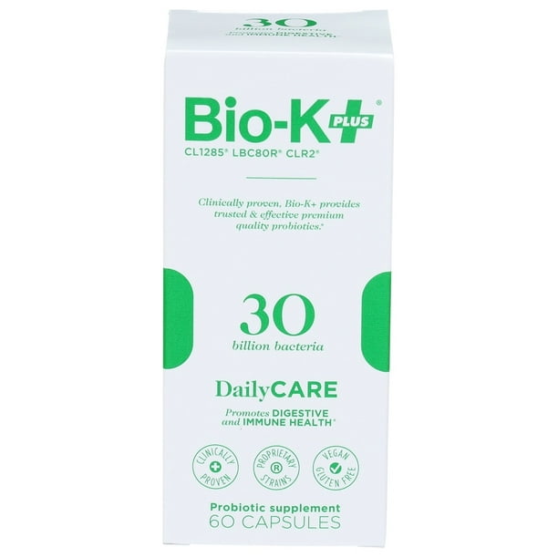 BioK Plus Probiotic DailyCare 30 Billion CFU 60 Capsules
