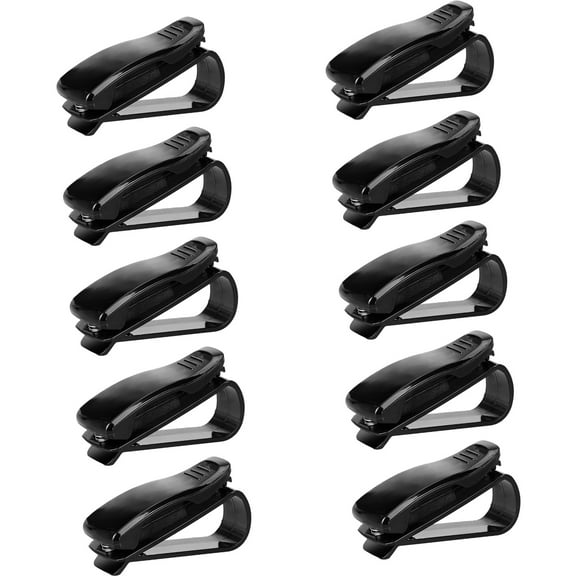 10pcs Car Sun Visors Clip Tool frees Mounting Automotive Sun Visors Sunglass Holder General for Auto Accessories