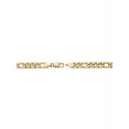 thumbnail image 2 of PalmBeach Jewelry Men's Figaro-Link 2-Piece Chain Necklace and Bracelet Set Gold Ion-Plated 22" 8" (6.5mm), 2 of 5