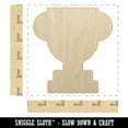 thumbnail image 2 of Trophy Award Solid Wood Shape Unfinished Piece Cutout Craft DIY Projects - 4.70 Inch Size - 1/8 Inch Thick, 2 of 7