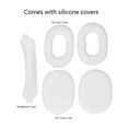 thumbnail image 3 of Silicone Case Cover for AirPods , 3 in 1 Headphone Case Cover with Ear Pad Case Cover, Ear Cups Cover, Headband Cover, EVA Hard Headphone Carry Case, 3 of 7