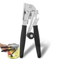 thumbnail image 6 of Asunby Hand Crank Can Opener, Stainless Steel Manual Bottle Opener. The Long Rubber Handle Is Ergonomically Designed for Labor-Saving., 6 of 11