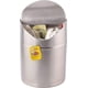 thumbnail image 1 of Mini bote de basura para encimera | Acero inoxidable cepillado, tapa abatible, plateado, 1,5 L | Para encimera de cocina, dormitorio, oficina y mesa, 1 of 5
