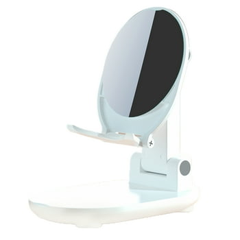 Folding Makeup Mirror Adjustable Height Compact Mirror for Travel
