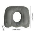 Dianopex Extra Thick Donut Memory Foam Seat Cushion Care Large
