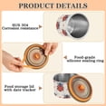 thumbnail image 5 of Lady Bug Heart Dotted Lines Airtight Coffee Bean Canister 30oz Food Storage Containers with Lids For Gournd, Tea, Sugar, Flour, Rice, Cereal, Candy Cookie Jar, 5 of 8