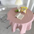 thumbnail image 1 of Korean Style Tablecloth Plaid Fresh Cotton and Linen Background Cloth Mori Series Linen  Decorative Desk Cloth Pad, 1 of 6