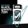 thumbnail image 5 of Degree Men UltraClear Antiperspirant Deodorant Black + White 72-Hour Sweat & Odor Protection Antiperspirant For Men With MotionSense Technology 2.7 Ounce Pack of 4, 5 of 9
