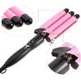 thumbnail image 3 of Hair Curling Iron 1 inch 3 Barrel Hair Crimper Ceramic Two Gear Temperature Control Hair Waving Styling Tools, 3 of 6