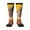 2 Black-1, variant on Gukieu Psychedelic Band Hotdog Art Print Contrast Color Stockings, Elastic Sports Socks Warm Socks Clothing Accessories, Adult Unisex
