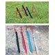 thumbnail image 2 of Pila de tienda de campaña, postes de metal resistentes para el suelo, pila de camping, ancla de lona, clavija de aluminio para exteriores, playa, camping, accesorios para playa (paquete de 8), 2 of 5