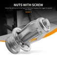 thumbnail image 3 of 20 Pcs M6x25 Nuts Car Metal Screw Petal Nuts with Screw for Hollow Wall Iron, 3 of 8