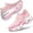 Pink, variant on Barerun Womens Slip on Walking Shoes Mesh Air Cushion Platform Sneakers Non Slip Running Shoes