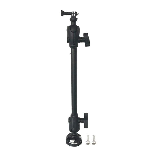 Milaget Kayak Action Camera Mount Adapter Adjustable Sports Camera Rack Kayak Rail Track Length 50cm