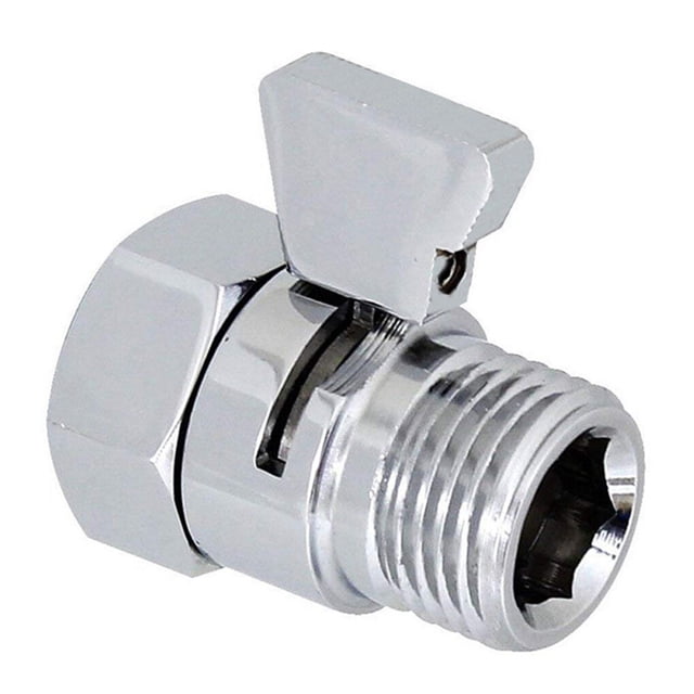 Naiovety Válvula de 21mm, conector compacto ABS, bombas de elevación, conector de rosca de tornillo de tope de agua, herramienta de ahorro de Accesorios de baño