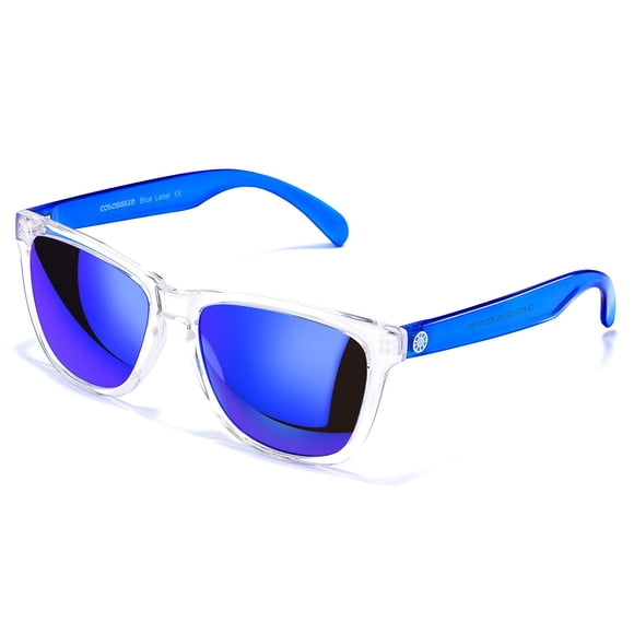 Gafas de Sol COLOSSEIN para Mujer, Azules, 100% UVA/UVB, 55 mm