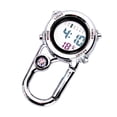thumbnail image 3 of Multifunctional Carabiner Watch with Backlight Unisex Pocket Watch White Dial Backpack Fob Watch Clip on for Outdoor Sports Home Study Chefs Hugo Reloj con mosquetón, 3 of 10