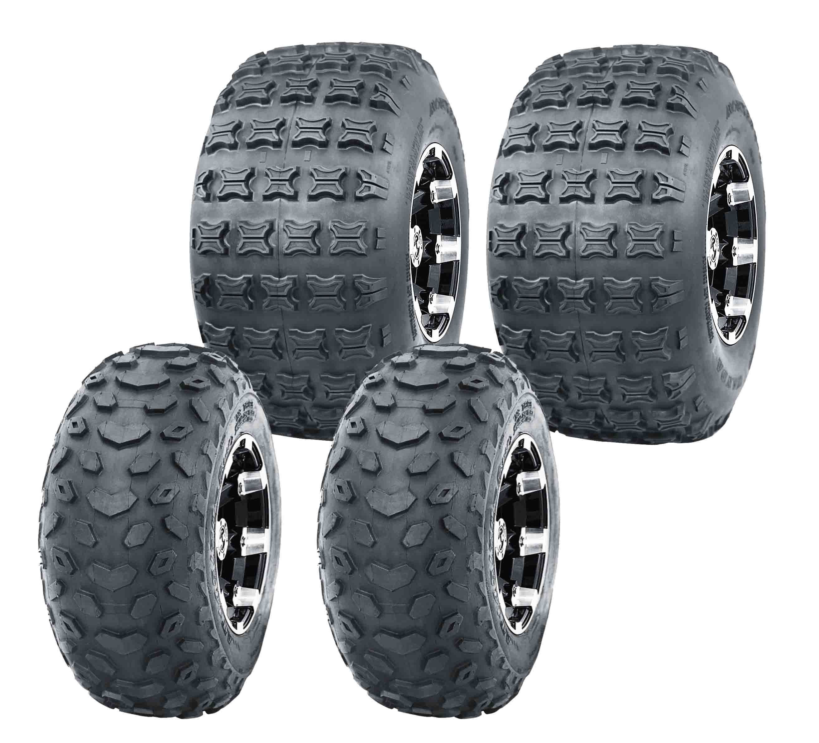 2 New WANDA Sport ATV Tires 18x9.5-8 18X9.5X8 4PR 10001 