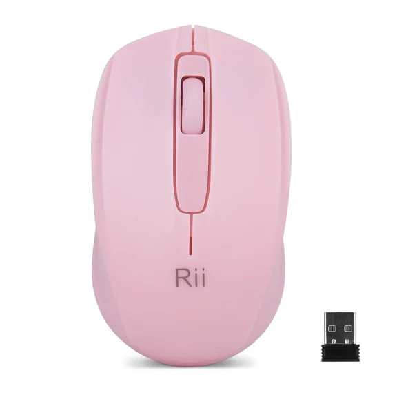 RHEA- Rii Wireless Mouse,2.4G Portable Computer Mice For Pc, Laptop, Windows,Office...