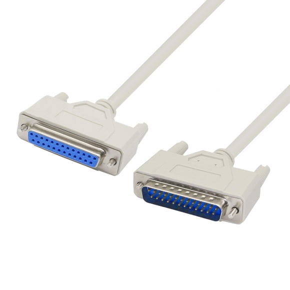 Cable De Impresora Paralelo Db25 Macho A Hembra De 4,5 Pies Youcheng Para La Conexión Entre Una Computadora Con Interfaz Hembra Db25 Y La Impresora