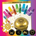 thumbnail image 3 of Rainbow High Rainbow Nail Salon, Boys and Girls, Child, 24-Piece DIY Nail Art Set, 3 of 6
