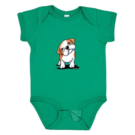 

Inktastic KiniArt Bulldog Puppy Gift Baby Boy or Baby Girl Bodysuit