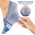 thumbnail image 5 of No Show Socks Womens Athletic Cushion Ankle Footies Low Cut Socks 5-6 Pairs, 5 of 13