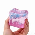 thumbnail image 3 of Stress Balls Ice Cube, Square Stress Cube with Snowflakes, Soft Silicone Squeezable T-oy - Slow Rising Stress Relief Sensory T-oys for Adults Ice Cube Fidget Squeezable Stress Ball TPR Material, 3 of 5