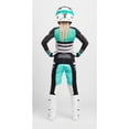 thumbnail image 4 of Thor 2024 Womens Prime Blaze Motocross Offroad Jersey Pant Combo Black/Mint (Small,7/8), 4 of 6