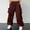 Wine, variant on Sweatpants for Men Big And Tall Under $10 Summer New Drying High Waist Wide Leg Work Pants Casual Sports Pants
