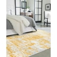 thumbnail image 4 of Unique Loom Finsbury Collection Area Rug - Elizabeth (9' x 12' Rectangle Yellow/Ivory), 4 of 11