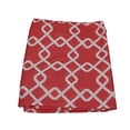 thumbnail image 4 of Pop Fashion Women's Scarf with Zipper Pocket & Pattern Print Interlocking Chain Square (Coral), 4 of 7