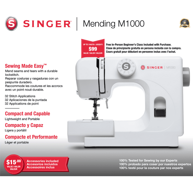  Singer Stitch Sew Quick - Máquina de coser manual