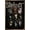 Bronze Framed Version, variant on Slipknot - Masks 08 Wall Poster with Push Pins, 22.375" x 34"