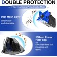 thumbnail image 4 of Bomba para estanque QIOMALA 3500 GPH, 200 W, sumergible con cable de 10 m, 4 of 7