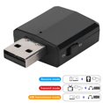 thumbnail image 4 of Bluetooth 5.0 Audio Receiver Transmitter, 3 in 1 USB Sound Card Adapter with AUX 3.5mm Jack for Wireless Audio Streaming to PC Laptop Home Stereo Smartphone, 4 of 7