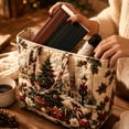 thumbnail image 4 of Christmas Quilted Tote Bag, Holiday Shoulder Tote Bag, Portable Shoulder Handbag, Versatile Daily Bag, Best Women Holiday Gift, 4 of 5