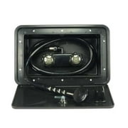 DURA FAUCET DFSA170BK RV Exterior Shower Box Kit In Black