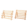 thumbnail image 1 of Estante de hilo de madera Natrual,organizador de soporte de hilo de madera,soporte de carrete,para coser acolchado bordado trenzado de cabello,soporte de hilo de bordado, 1 of 9