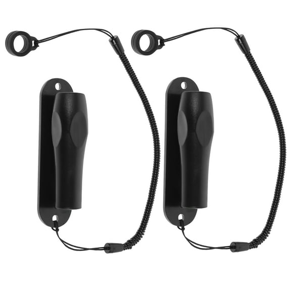 TOYMYTOY 2Pcs Stylus Pen Lanyard Strap Black Spring Anti Lost Rope for Secure Fixing