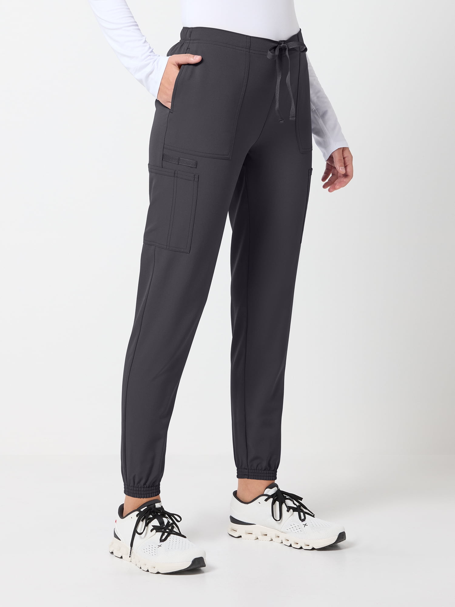 Core Essentials Women's Drawstring Cargo Jogger Scrub Pant, Sizes XS-3XL - image 4
