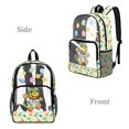 thumbnail image 2 of SEANATIVE Kids Transparent Backpack Clear Bookbag See Through School Bag Heavy Duty PVC 2026 Trendy Backpacks for Preschool Elementary Students, Dinosaur Astronaut Planet Pattern, 2 of 7