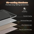 thumbnail image 6 of LiteHaven Electric Griddle Teppanyaki Grill, Nonstick Extra Large Cooking Plate for Pancake Barbecue, Indoor Outdoor Table Top Grill with Adjustable Temperature & Drip Tray 39.5'', 6 of 10