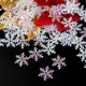 thumbnail image 4 of 300 piezas de copos de nieve navideños, confeti, nieve artificial, adornos para árbol de Navidad, decoraciones para el hogar, fiesta de invierno, decoración de boda, 4 of 5